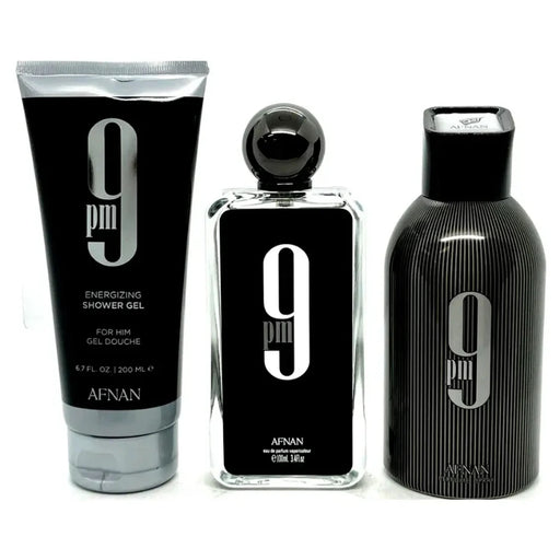 Afnan 9Pm For Men Edp 100Ml+Sg 200Ml+Deo 250Ml Afnan