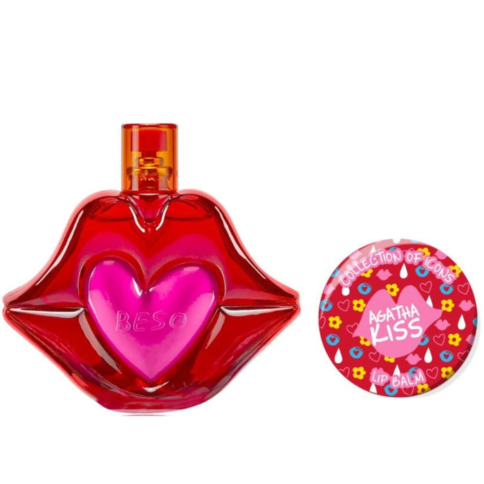 Agatha Ruiz De La Prada Beso Edt 100 Ml + Lipbalm 15G