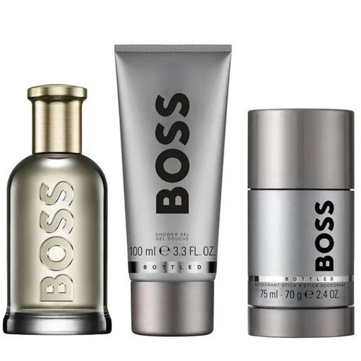 Set Hugo Boss Boss Bottled Edp 100 Ml + Shower Gel 100 Ml + Deo 75 Ml Hombre Hugo Boss