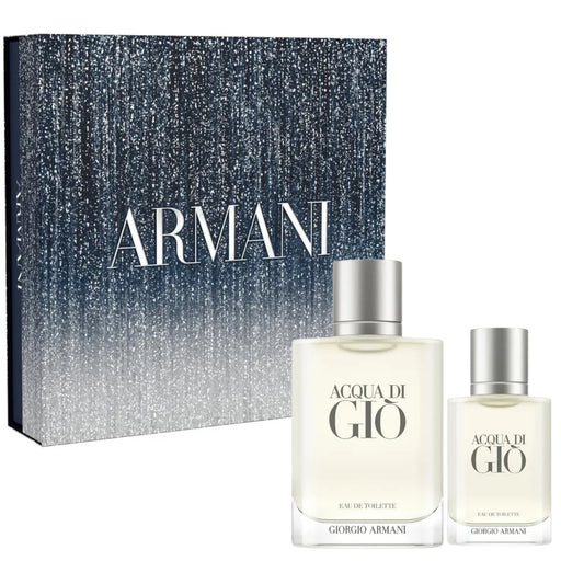 Set Giorgio Armani Acqua Di Gio Edt 100 Ml + Mini 30 Ml 2025 Hombre Giorgio Armani