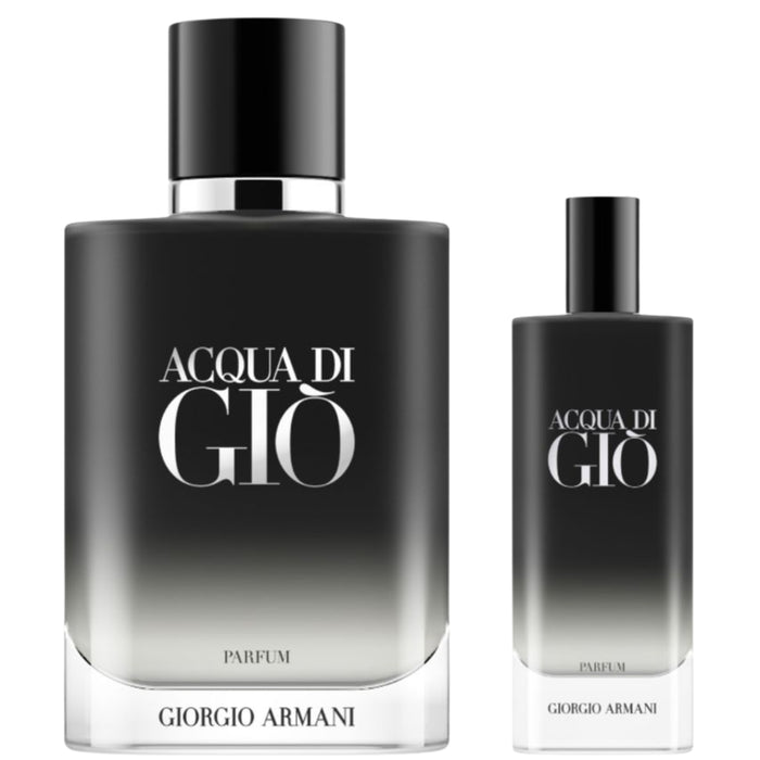 Set Giorgio Armani Acqua Di Gio Parfum 100 Ml + 15Ml Hombre Giorgio Armani