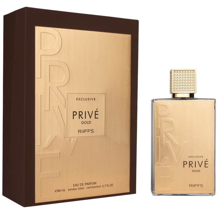 Riiffs Exclusive Prive Gold EDP 80 ML Unisex (Alharamain Amber oud Gold) Riiffs