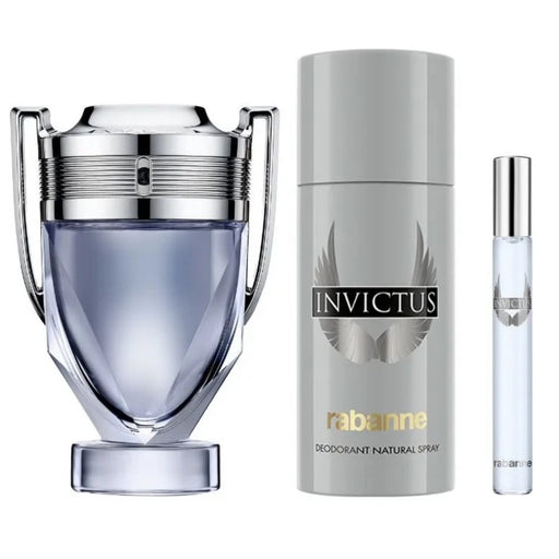 Set Paco Rabanne Invictus EDT 100 ml + Deo 150 ml + Mini 10 ml 2025 Paco Rabanne