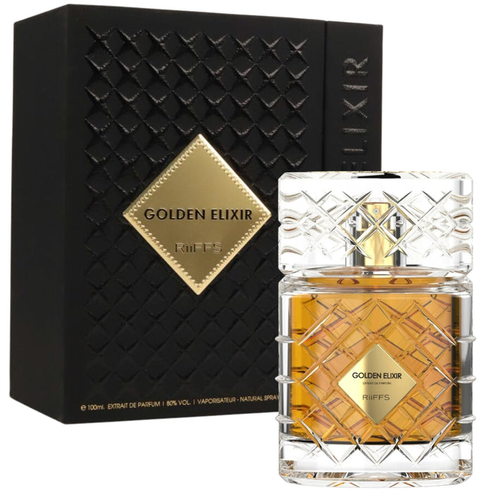 Riiffs Golden Elixir Extrait de Parfum 100Ml Unisex (Lattafa Khamrah) Riiffs