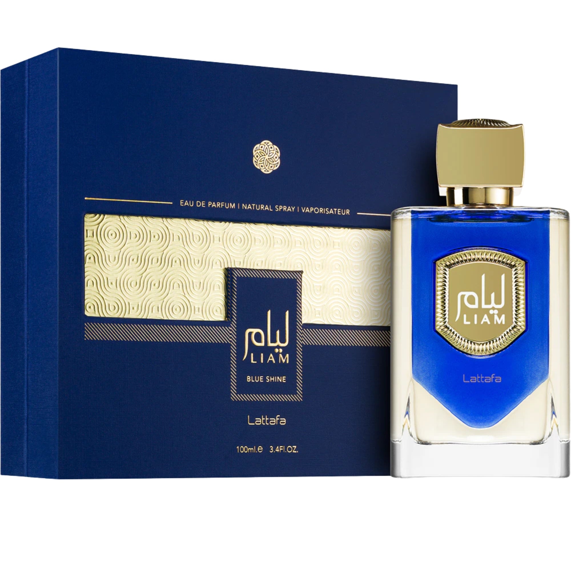 Lattafa Liam Blue Shine Edp 100Ml Unisex - Yauras Perfumería