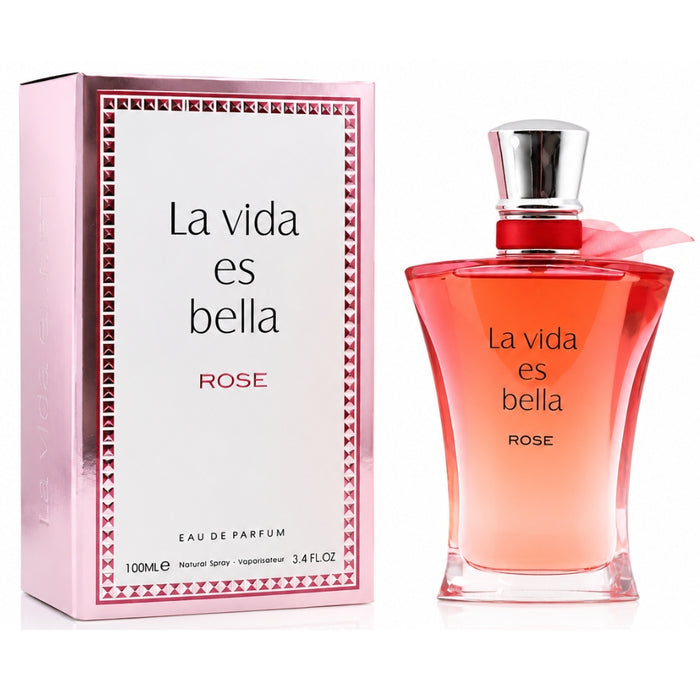 Fragrance World La Vida Es Bella Rose Edp 100Ml Mujer (La Vie Est Belle Rose Extraordinaire) Producto regular Fragrance World