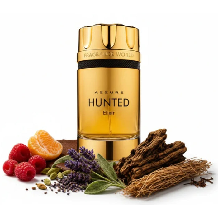 Fragrance World Azzure Hunted Elixir EDP 100 mI Yauras Perfumería