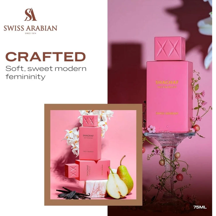 Swiss Arabian Shaghaf Nectar Blush EDP Unisex 75 ml