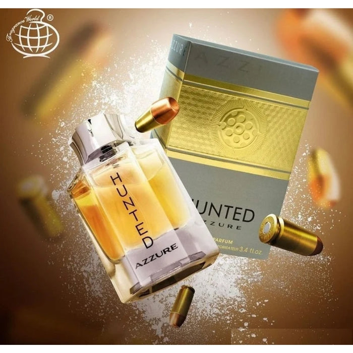 Fragrance World Hunted Azzure Edp 100Ml Hombre (Azzaro Wanted Edt) Producto regular Fragrance World