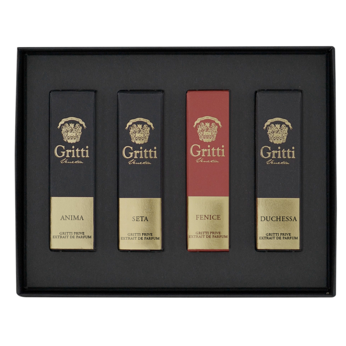 Gritti Discovery Set Privé 1 (Anima, Seta, Fenice, Duchessa) EXDP Unisex 4 x 2 ml Gritti
