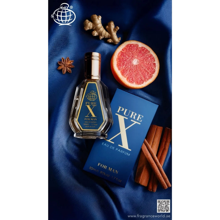 Fragrance World Pure X For Man Edp 50Ml Hombre (Pure Xs Rabanne) Producto regular Fragrance World