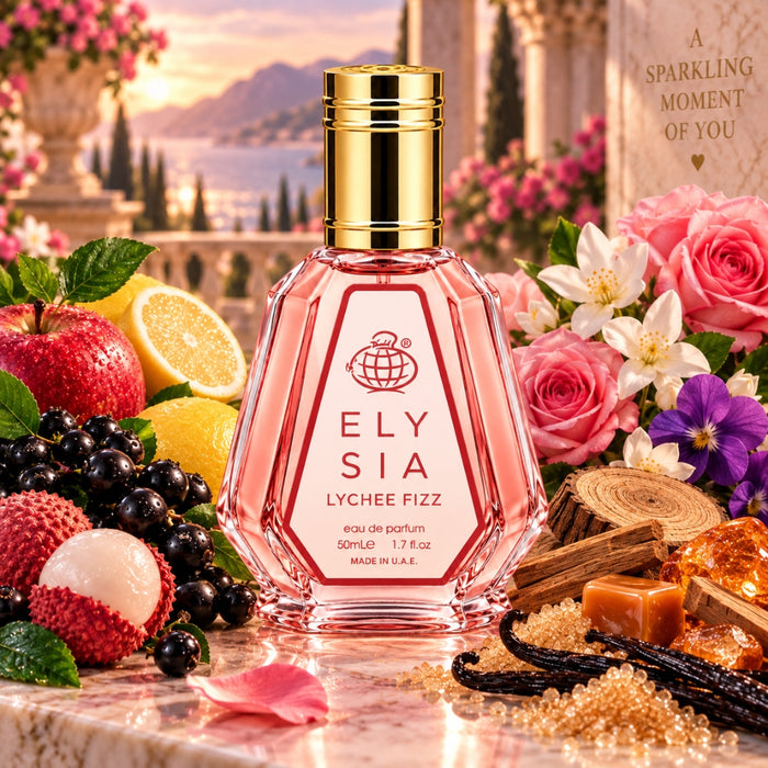 Fragrance World Elysia Lychee Fizz Edp 50Ml Mujer Producto regular Fragrance World