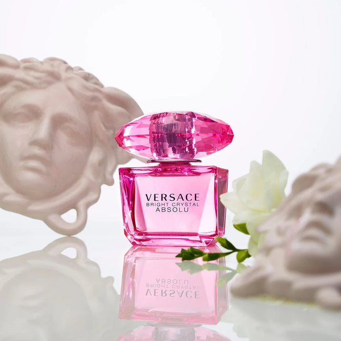 Versace SET Bright Crystal Absolu EDP Pour Femme 90 ml+Mini 5 ml+Body Lotion 100 ml+Gel De Ducha 100 ml