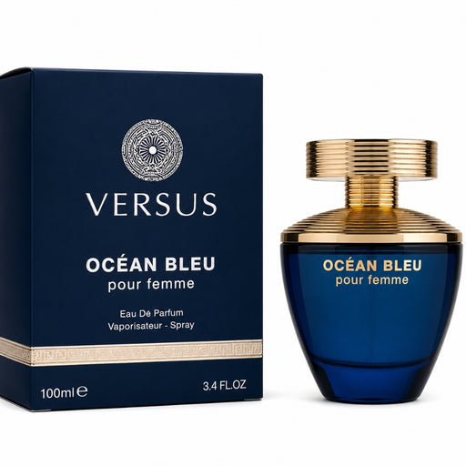 Fragrance World Versus Ocean Bleu Femme Edp 100Ml (Versace Dylan Blue Pour Femme) Fragrance World