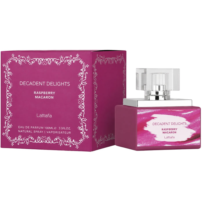 Lattafa Decadent Delights Raspberry Macaron EDP Unisex 50 ml