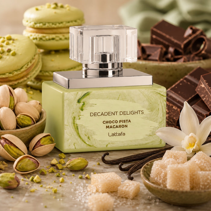 Lattafa Decadent Delights Choco Pista Macaron EDP Unisex 50 ml