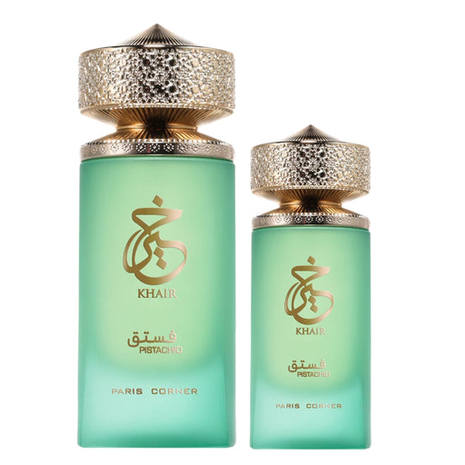 Set Paris Corner Khair Pistachio 100Ml + Oil 25Ml Paris Corner