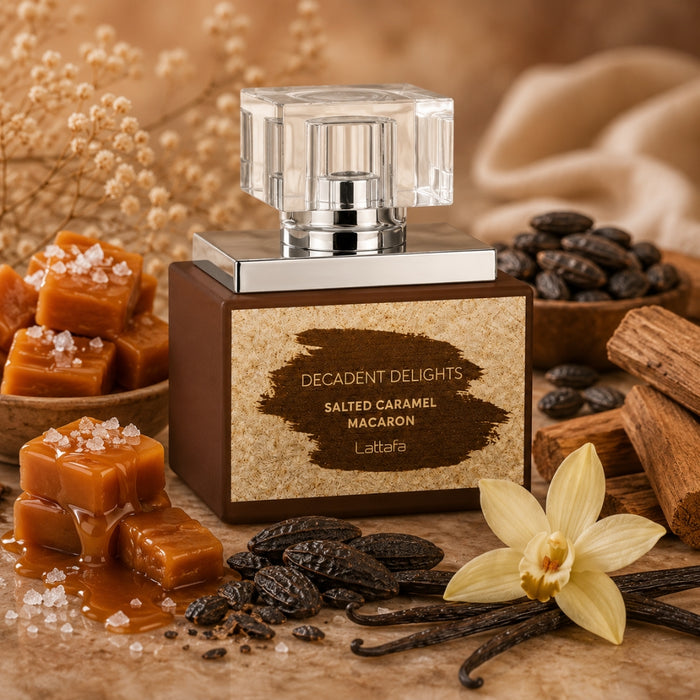 Lattafa Decadent Delights Salted Caramel Macaron EDP Unisex 50 ml