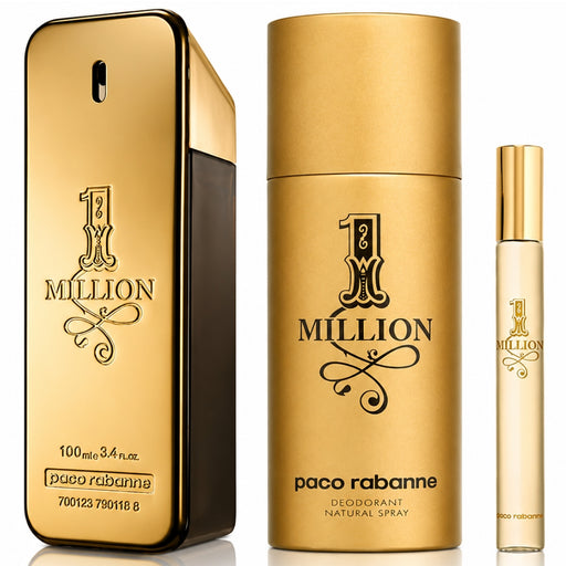 Set Paco Rabanne 1 Million 100 Ml EDT+ Deo 150 Ml + 10 Ml (3 Pcs) Paco Rabanne