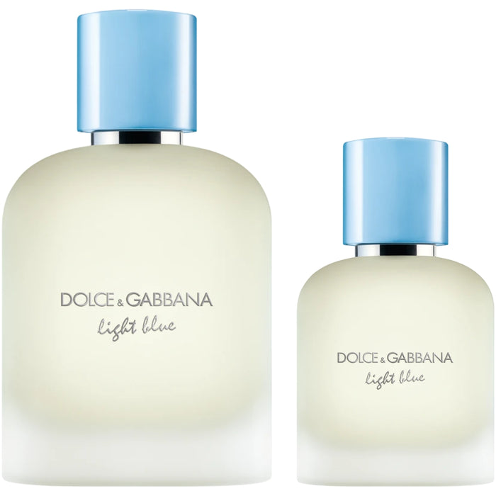 Set Perfume Dolce Gabbana Light Blue Pour Homme Edt 100 Ml + 50 Ml Dolce & Gabanna