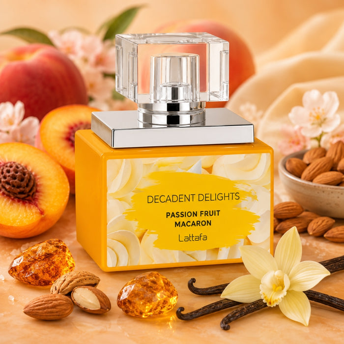 Lattafa Decandent Delight Passion Fruit Macaron EDP Unisex 50 ml