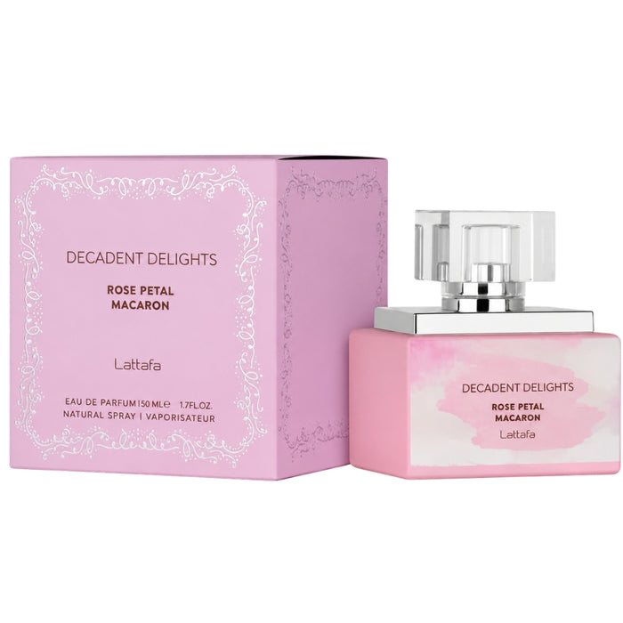 Lattafa Decandent Delight Rose Petal Macaron EDP Unisex 50 ml