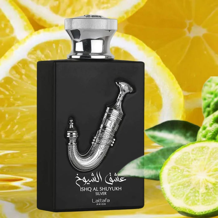Lattafa Ishq Al Shuyukh Silver EDP Unisex 100 ml Producto regular Lattafa