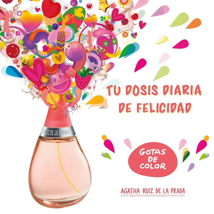 Agatha Ruiz de la Prada Gotas de color Edt Mujer 100 ml Producto regular Agatha Ruiz de la Prada