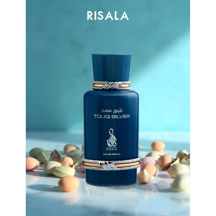 Risala Touq Silver Edp 100 Ml Unisex (Versace Éclat De Rose) Risala