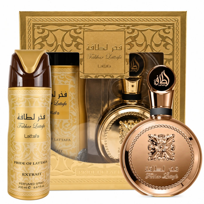 Lattafa SET Fakhar Extrait EDP Hombre 100 ml+Spray 200 ml