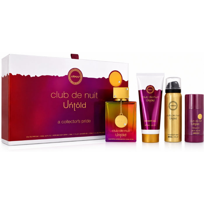 Set Armaf Club De Nuit Untold Bl/Bs/100Ml Edp/75G 4Pc Armaf
