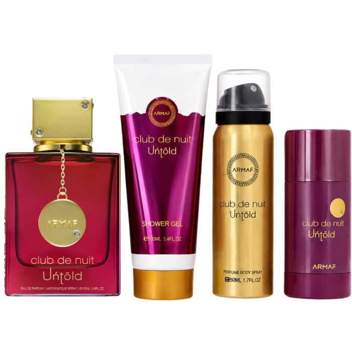 Set Armaf Club De Nuit Untold Bl/Bs/100Ml Edp/75G 4Pc Armaf