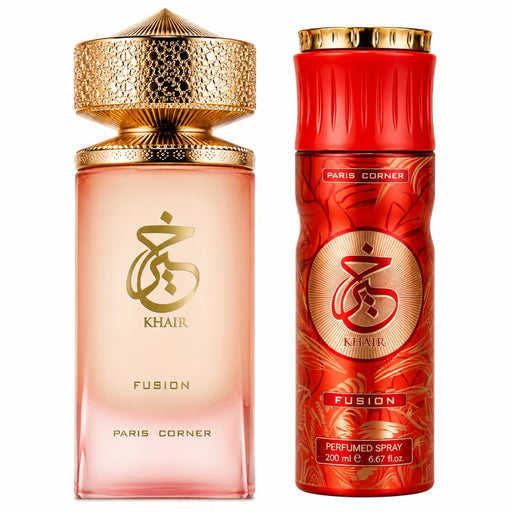 Set Paris Corner Khair Fusion EDP 100 ml + Spray 200 ML Paris Corner