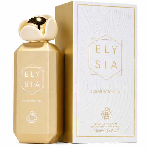 Fragrance World Elysia Sugar Patchouli Edp 100ML Mujer (Kayali Vanilla Royale Sugared Patchouli) Fragrance World