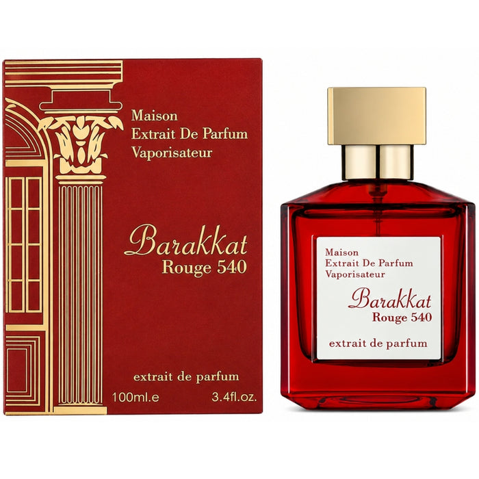 Fragrance World Barakkat Rouge 540 Extrait de Parfum 100 ML Fragrance World