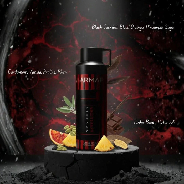 Armaf Odyssey Revolution Body Spray Hombre 200 ml Producto regular Armaf