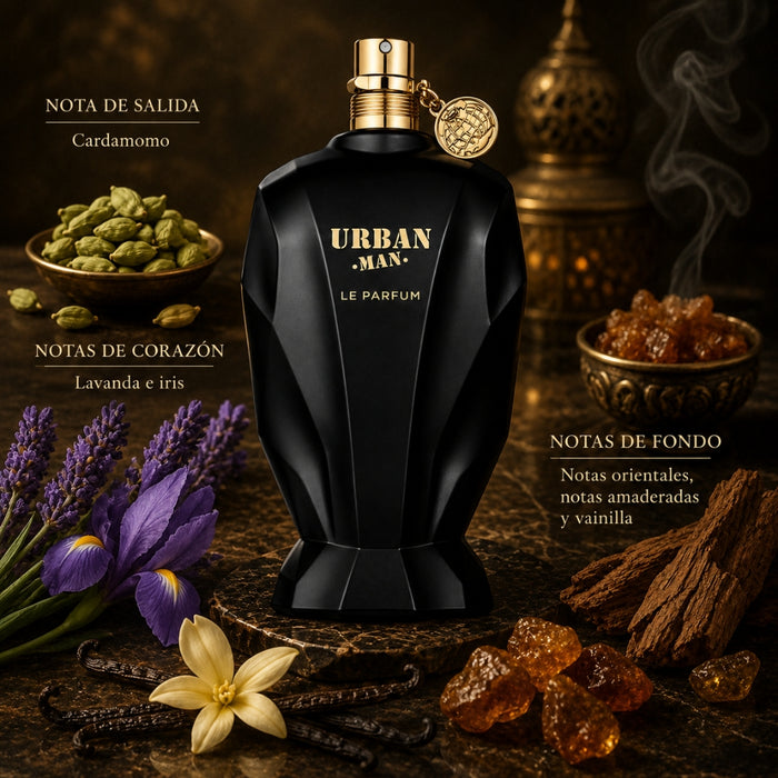 Fragrance World Urban Man Le Parfum Edp 90ML Hombre (Jean Paul Gaultier Le Male Le Parfum) Fragrance World