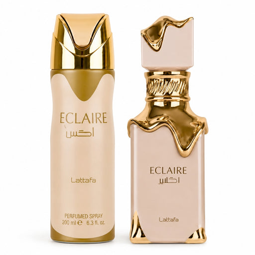 Set Lattafa Eclaire With 100Ml Edp + 200Ml Perfumed Spray (2 Pcs Gift) Lattafa
