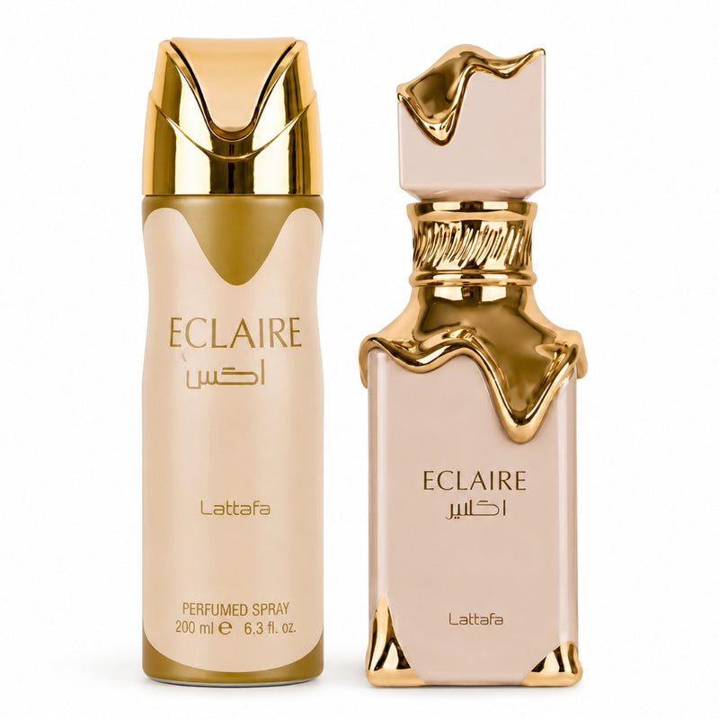 Set Lattafa Eclaire With 100Ml Edp + 200Ml Perfumed Spray (2 Pcs Gift) Lattafa
