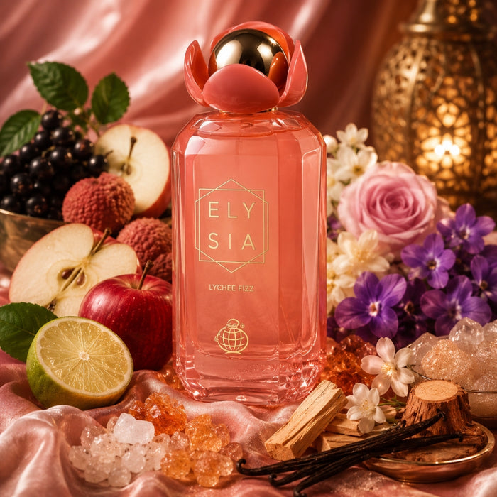 Fragrance World Elysia Lychee Fizz Edp 100ML Mujer (Kayali Eden Sparkling Lychee) Fragrance World