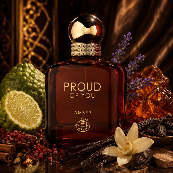 Fragrance World Proud Of You Amber Edp 100Ml Unisex (Armani Stronger With You Amber) Fragrance World