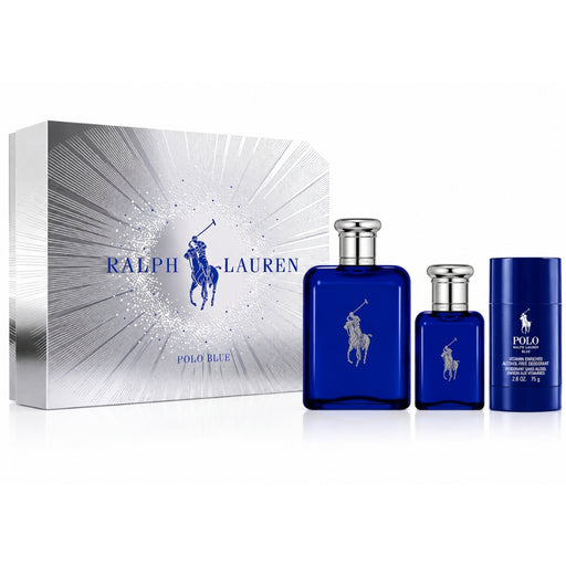 Ralph Lauren SET Polo Blue EDP Hombre 125Ml+40Ml+Deo 75Ml Estuche Ralph Lauren
