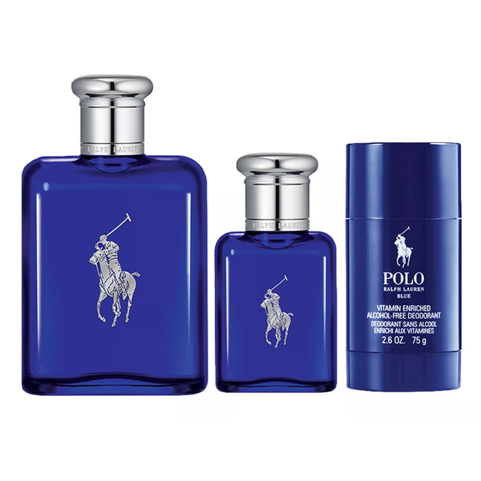 Ralph Lauren Polo Blue Men Edt 125Ml+40Ml+Deo 75Ml Estuche Ralph Lauren
