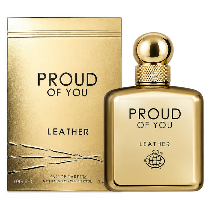 Fragrance World Proud Of You Leather Edp 100ML Hombre (Emporio Armani Stronger With You Leather) Fragrance World