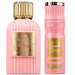 Set Paris Corner Qissa Pink EDP 100 ml + Spray 200 ML Paris Corner