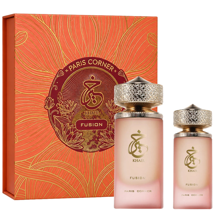 Set Paris Corner Khair Fusion 100Ml + Oil 25 Ml Paris Corner