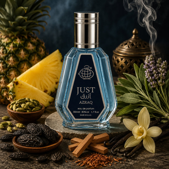 Fragrance World Just Azraq Edp 50Ml Hombre (Rabanne Invictus Victory Elixir) Fragrance World