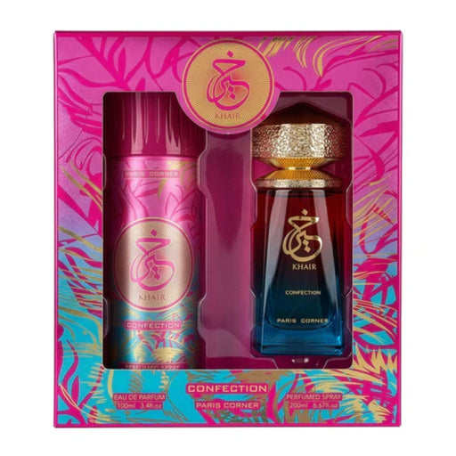 Set Paris Corner Khair Confection EDP 100 ml + Spray 200 ML Paris Corner