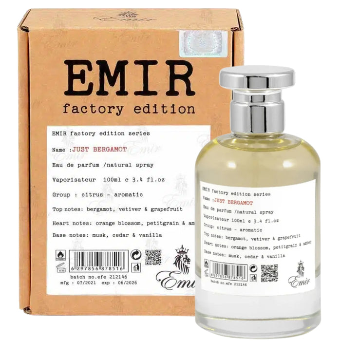 Paris Corner Emir Just Bergamot Edp 100 Ml Unisex Paris Corner
