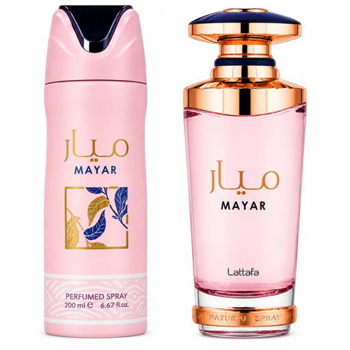 Estuche Lattafa Mayar EDP 100 ML + Deo Spray 200 ML Mujer Lattafa